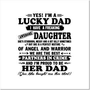 yes! I'm a lucky dad I have a freaking daughter she's stubborn messy and a bit silly sometimes but she is a perfect Posters and Art